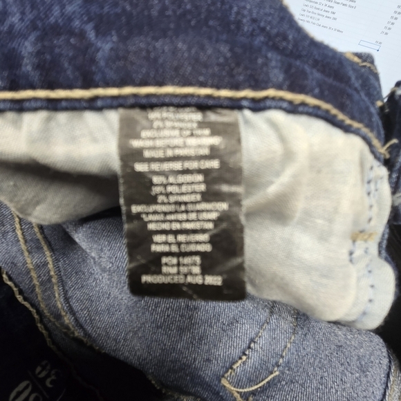 Beverly Hills Polo Club Men's Blue Denim Jean Pants Size 30/30 check measurement - Picture 6 of 7